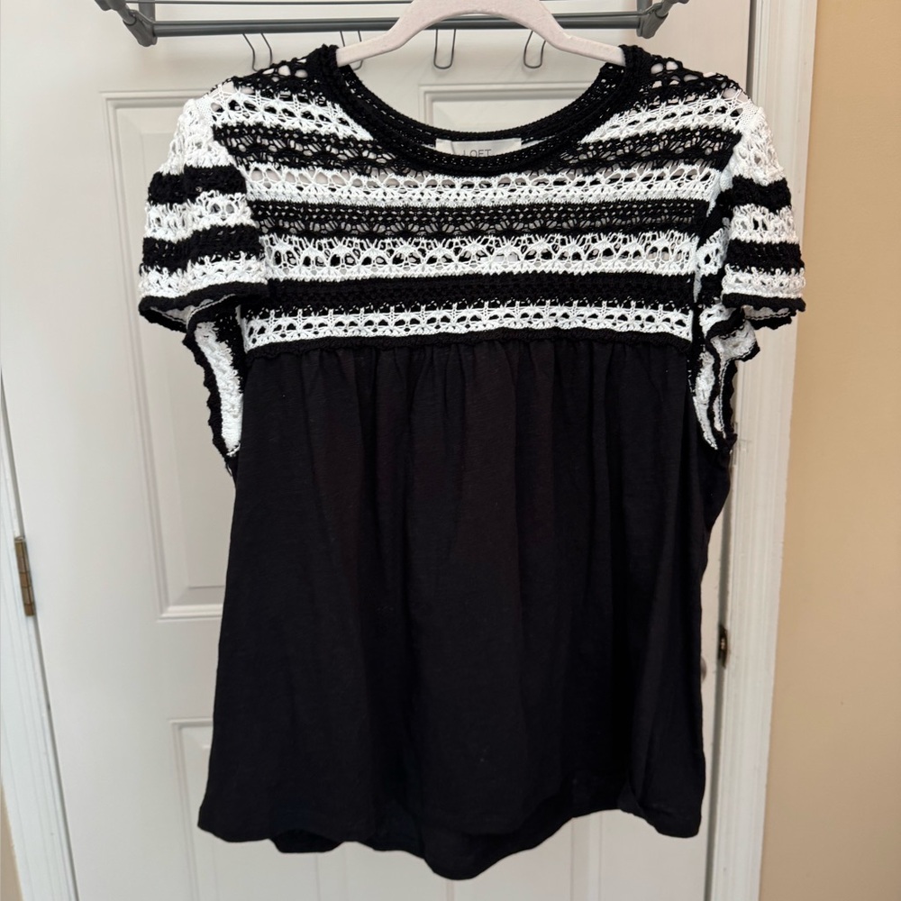 Loft Knit Top Blouse